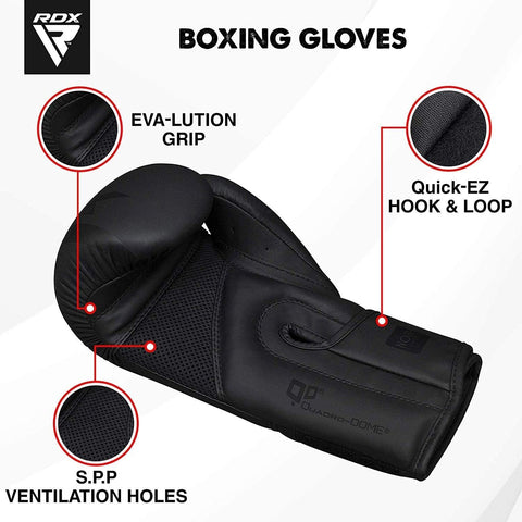 RDX F15 Noir Boxing Glove