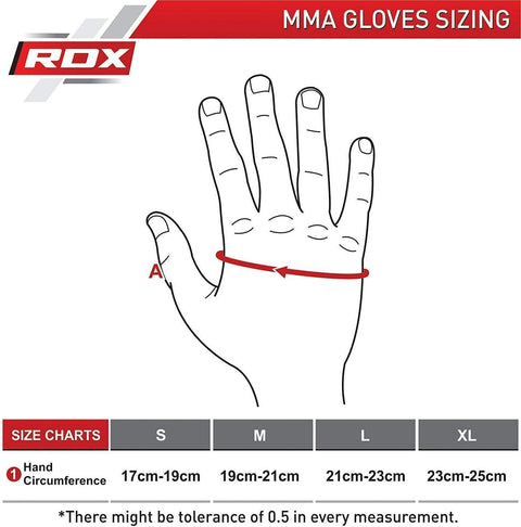 RDX F15 Noir Mma Grappling Training Gloves