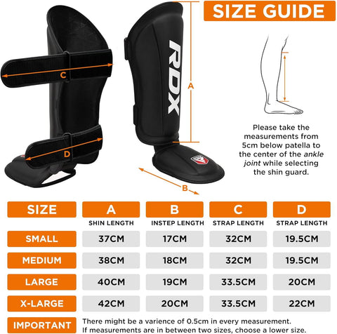 RDX T1 Leather Shin Instep Guards