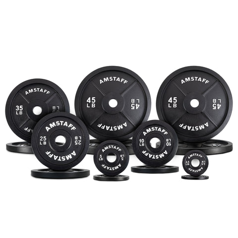 AmStaff Fitness Olympics Cast Iron Plates