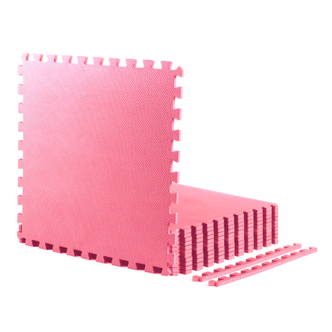 Pink Heavy-Duty Interlocking Foam Mat