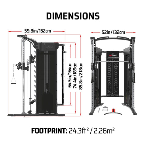 AmStaff Fitness SD-5000 Functional Trainer & Smith Machine