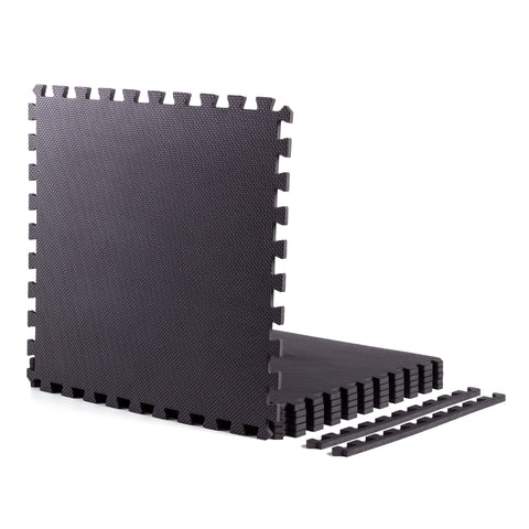 Black Heavy-Duty Interlocking Foam Mat