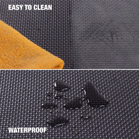 Black Heavy-Duty Interlocking Foam Mat