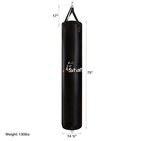 AmStaff Muay Thai Heavy Bag - 130lbs