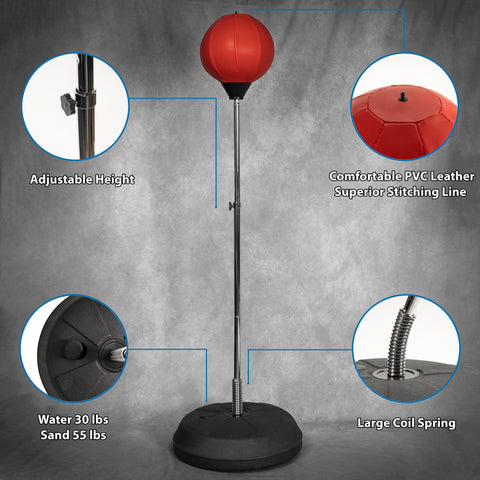 AmStaff Fitness Free Standing Speed Bag