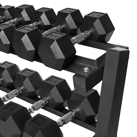 AmStaff TR007 3-Tier Commercial Dumbbell Rack Feature 40 Inch