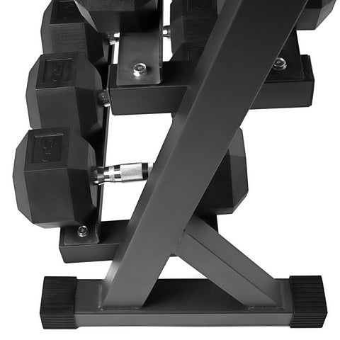 AmStaff TR007 3-Tier Commercial Dumbbell Rack Feature 40 Inch